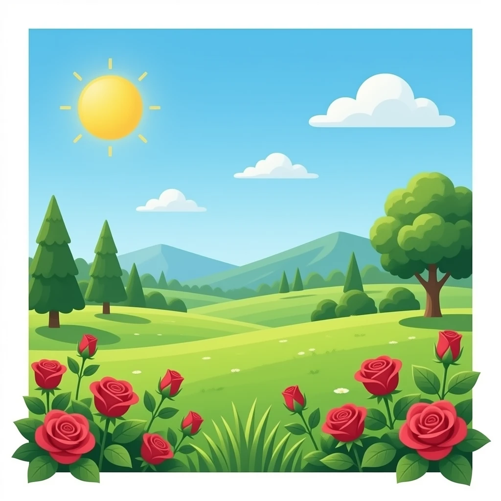 Стихия природы, розы emoji