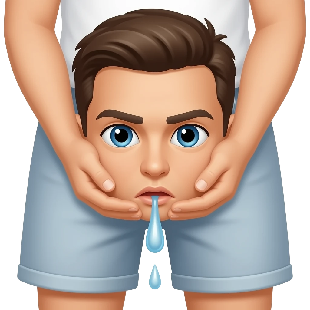 Going pee emoji