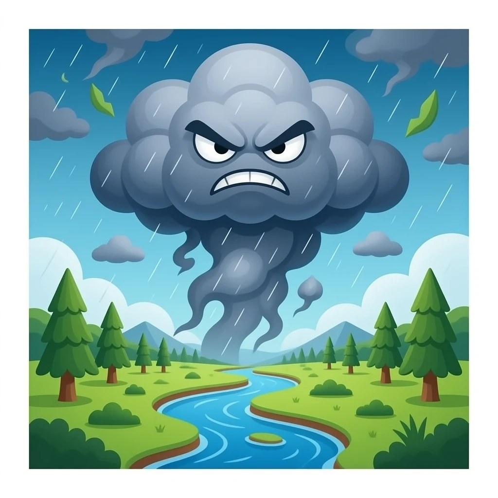 An angry ecosystem emoji