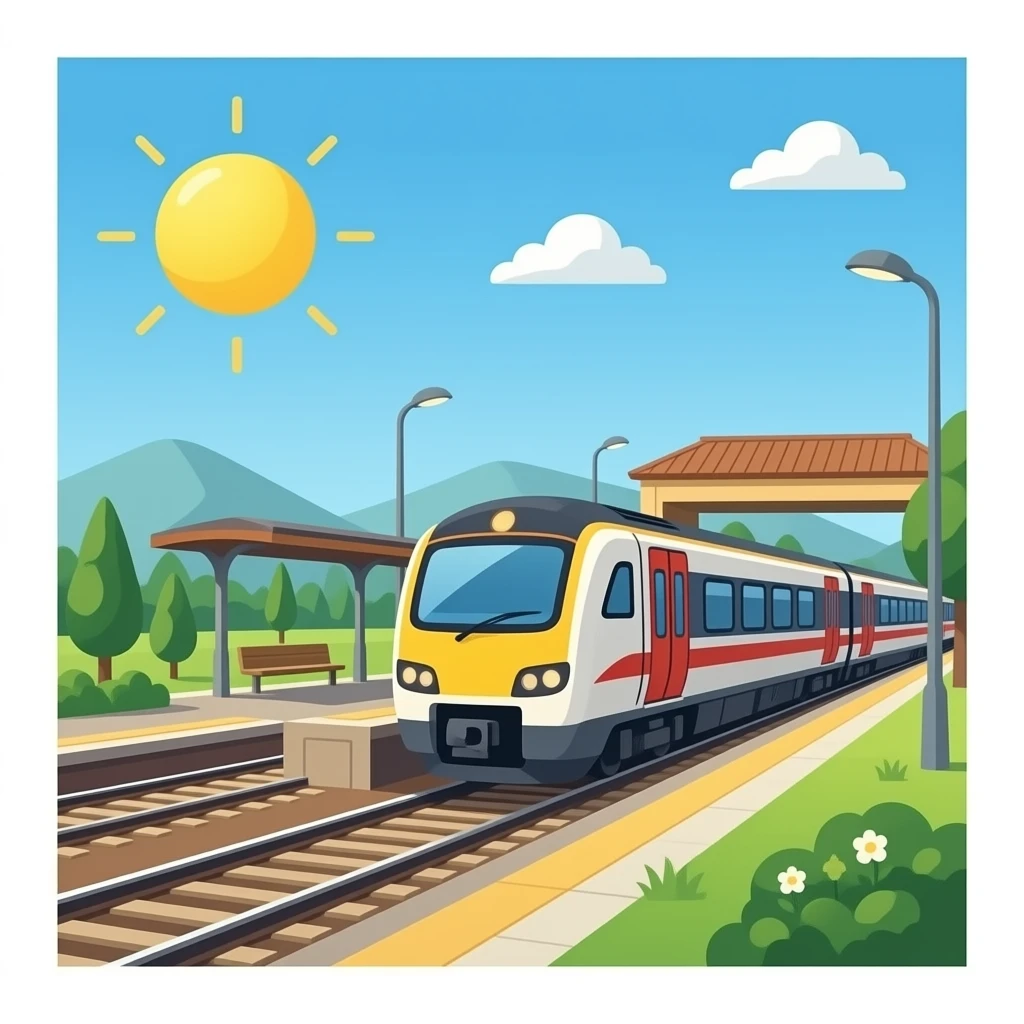 Train station emoji
