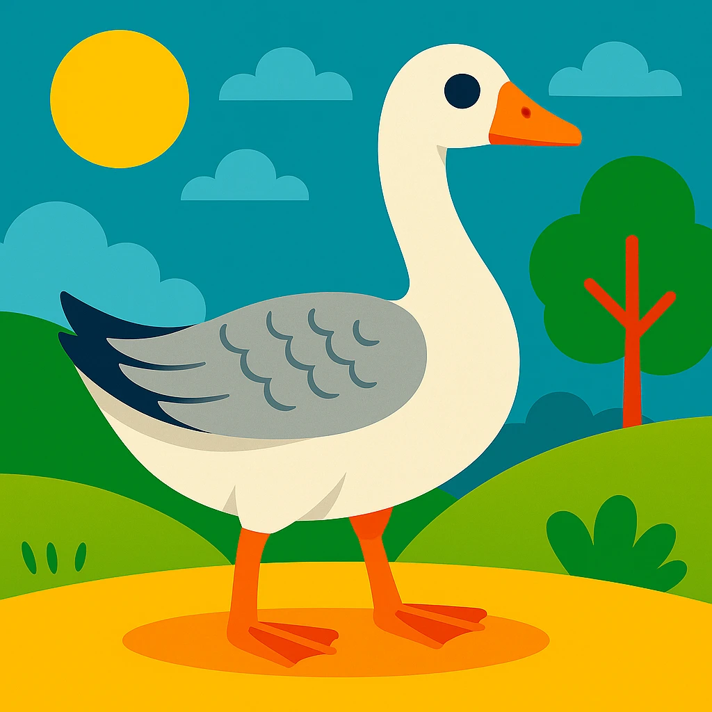 Wild goose emoji