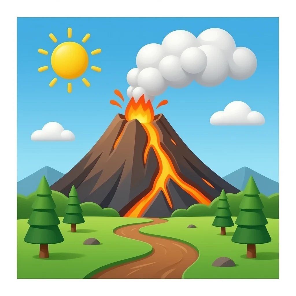 volcano emoji