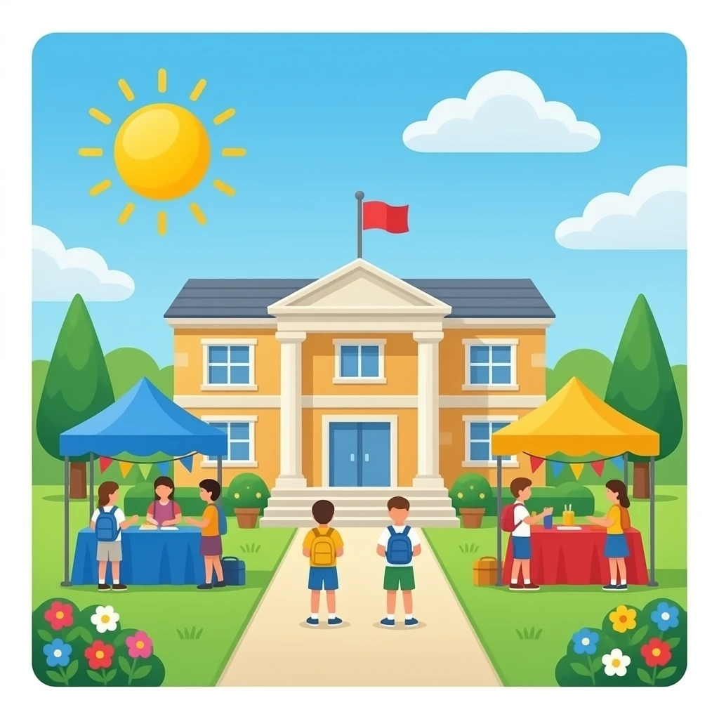 Student school Bazaar emoji