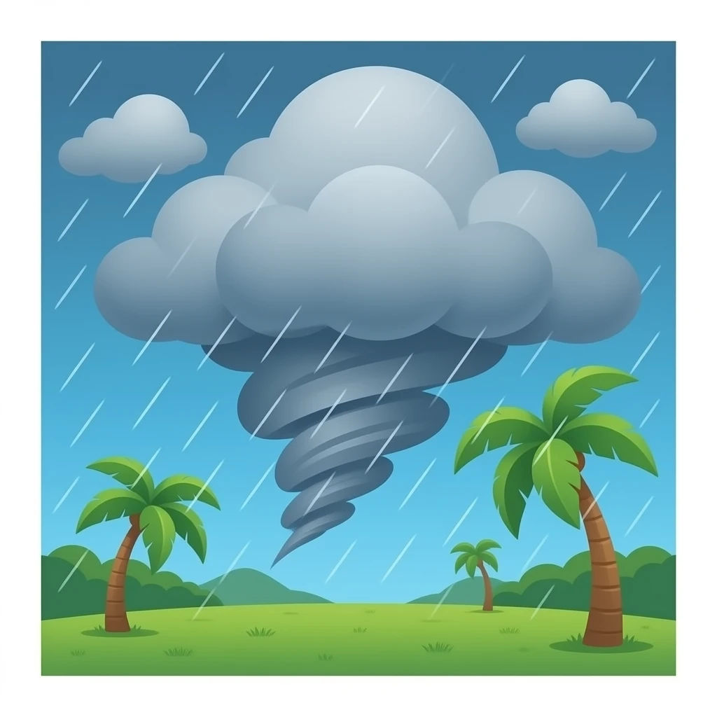 Hurricane emoji