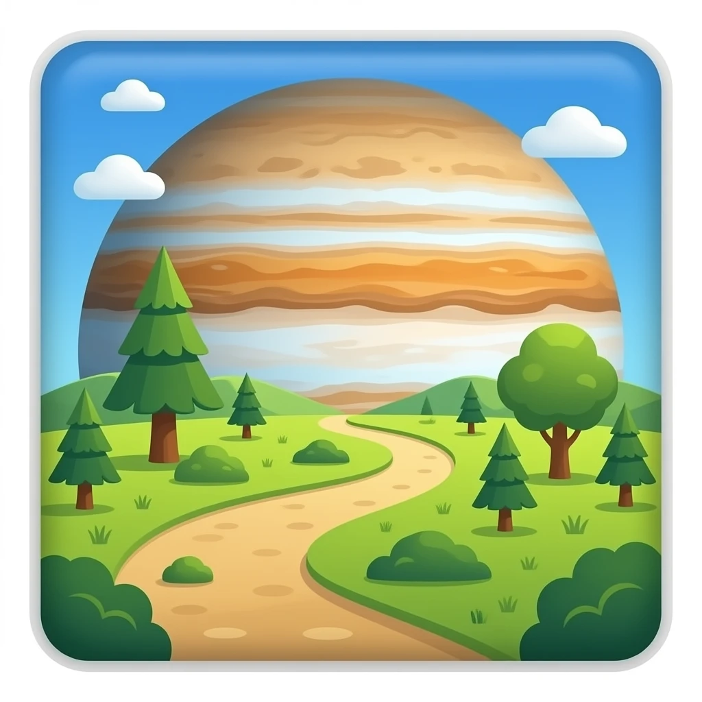 Jupiter Emoji emoji