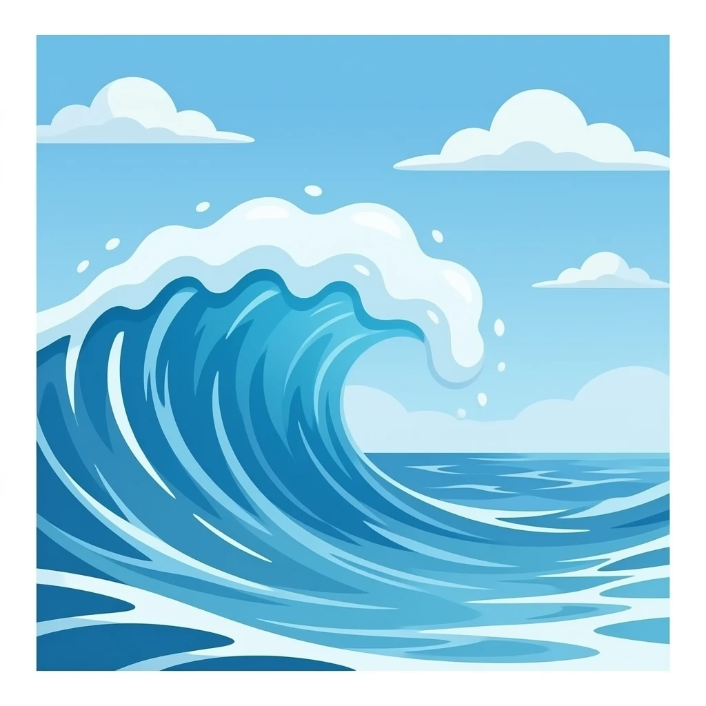 Ocean Wave emoji