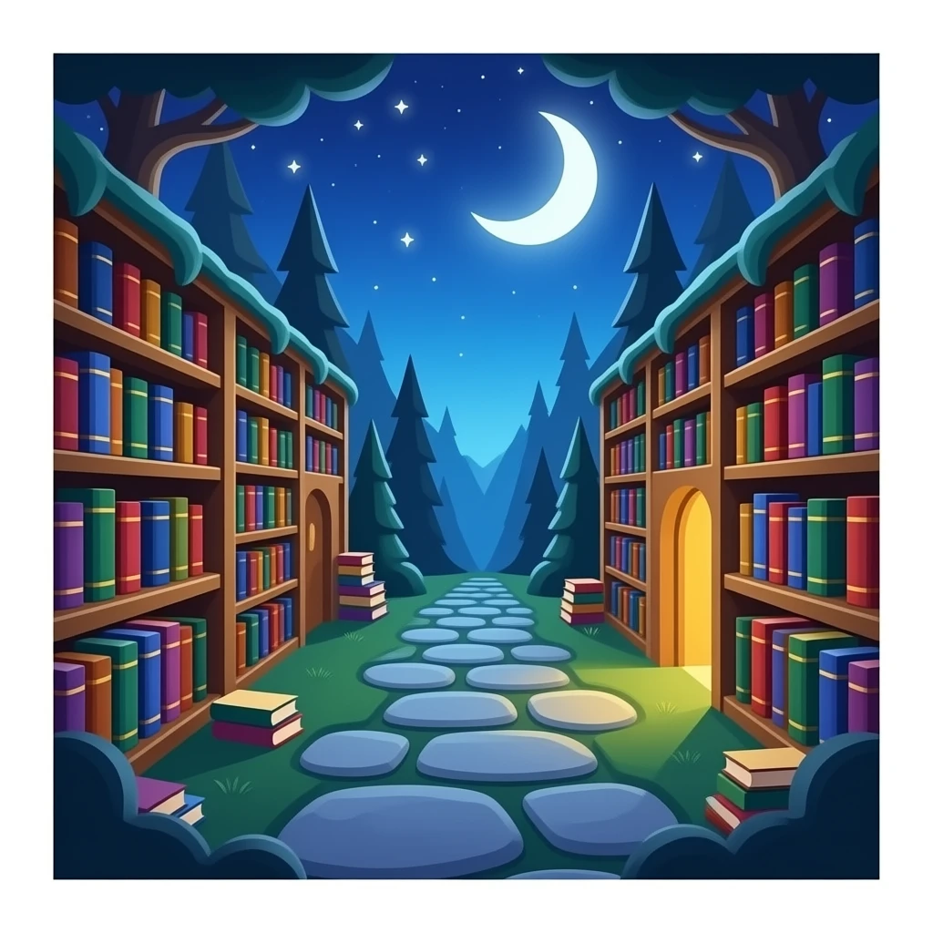 magic library emoji
