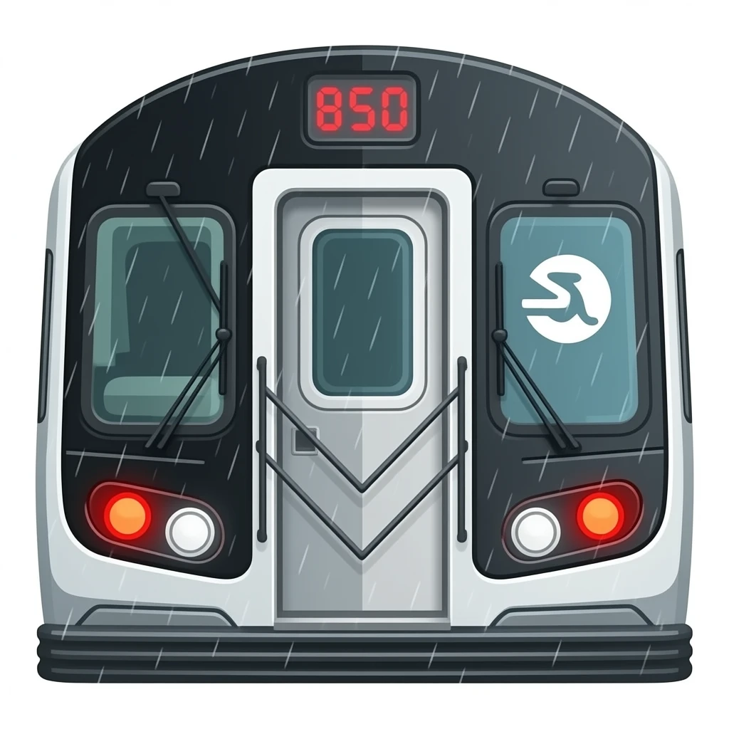 subway car front view emoji