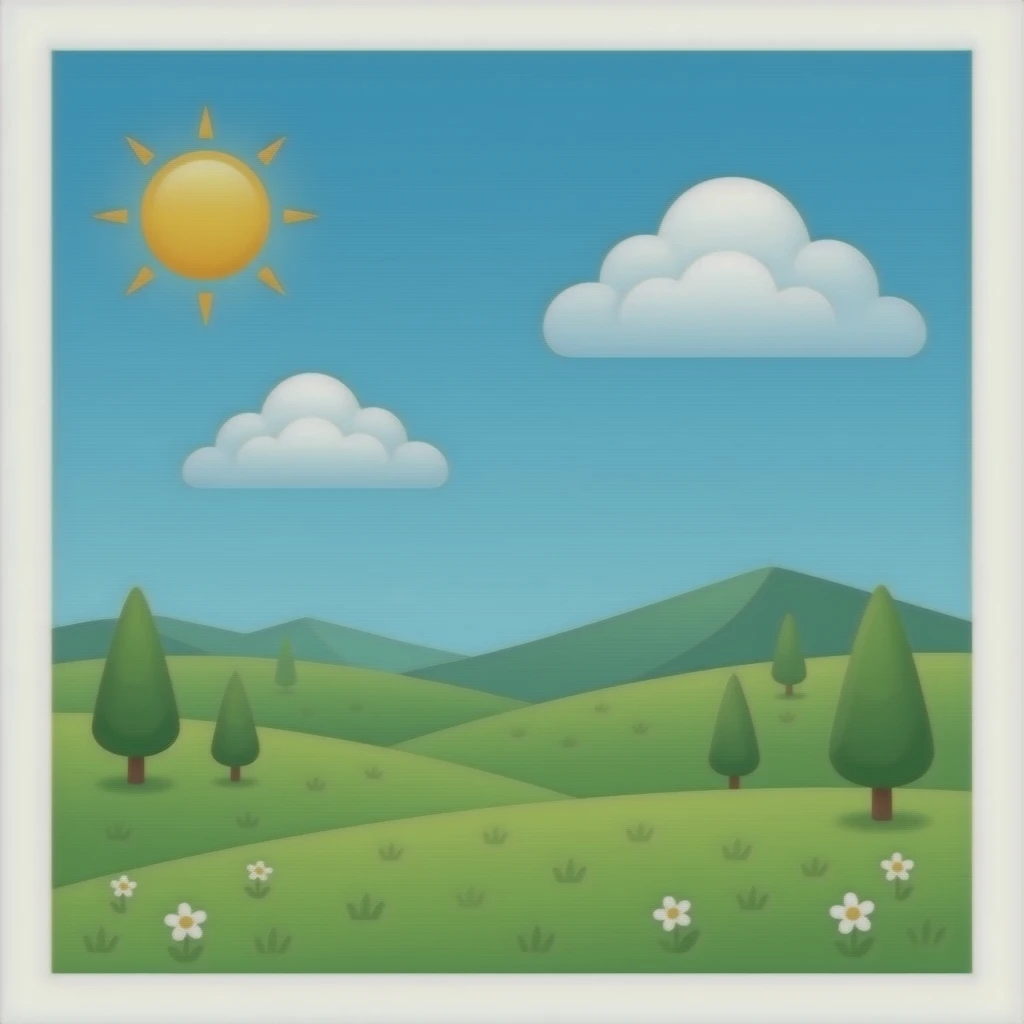 clear sky emoji