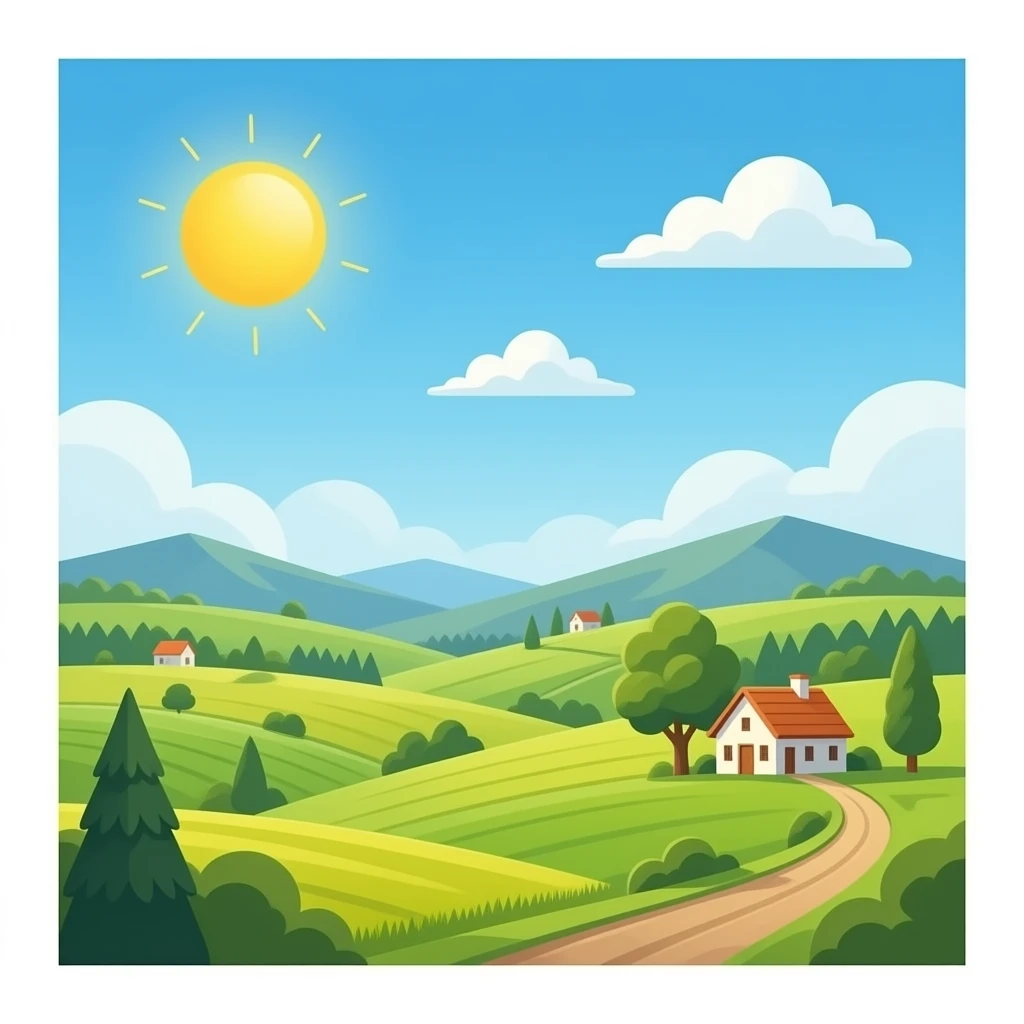 rural landscape emoji