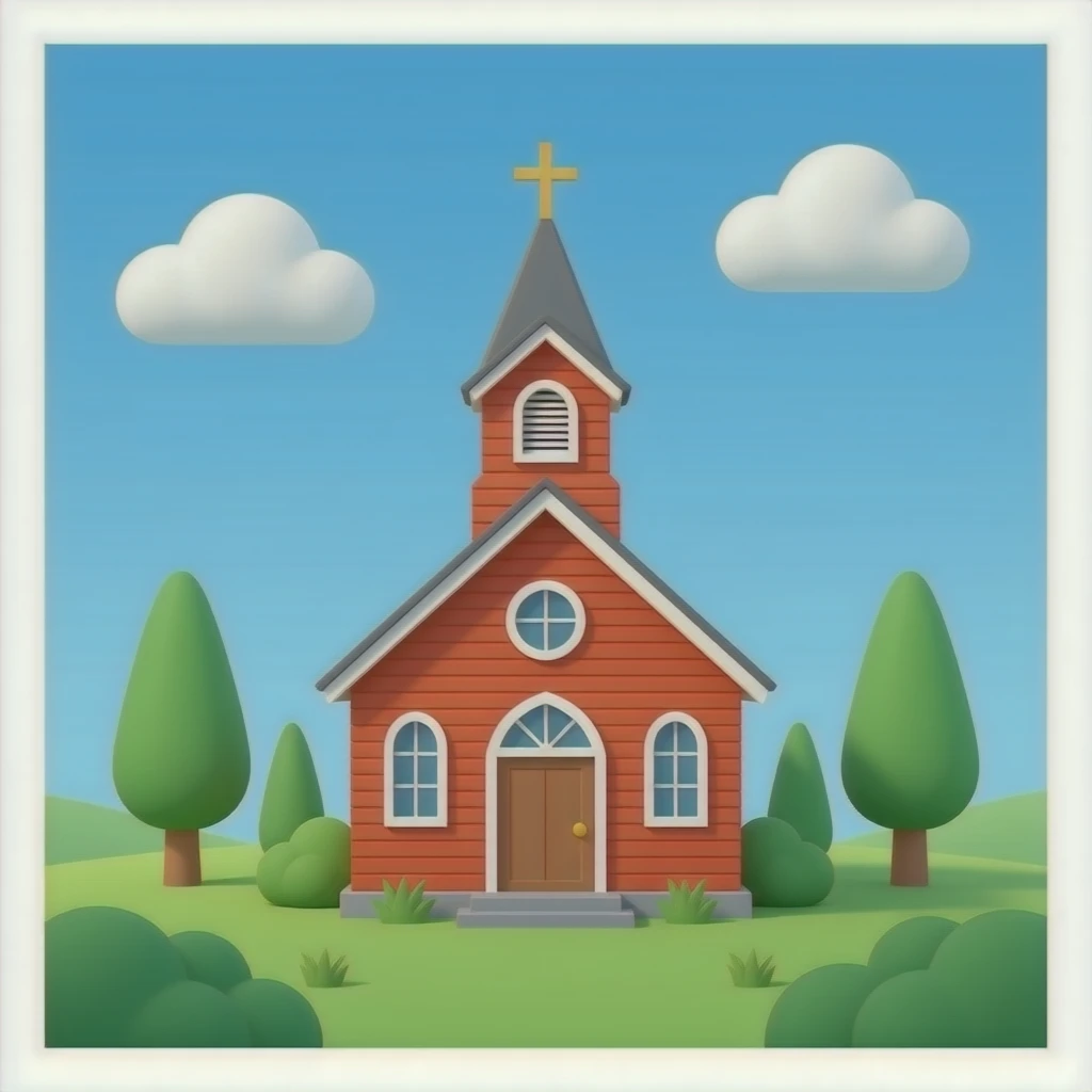 red church small emoji