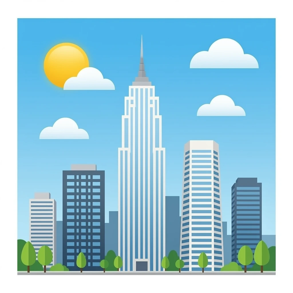 Edificio con 40 pisos emoji