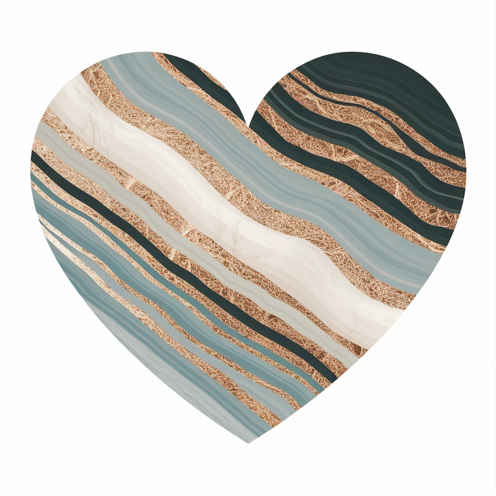 heart with a marble texture emoji