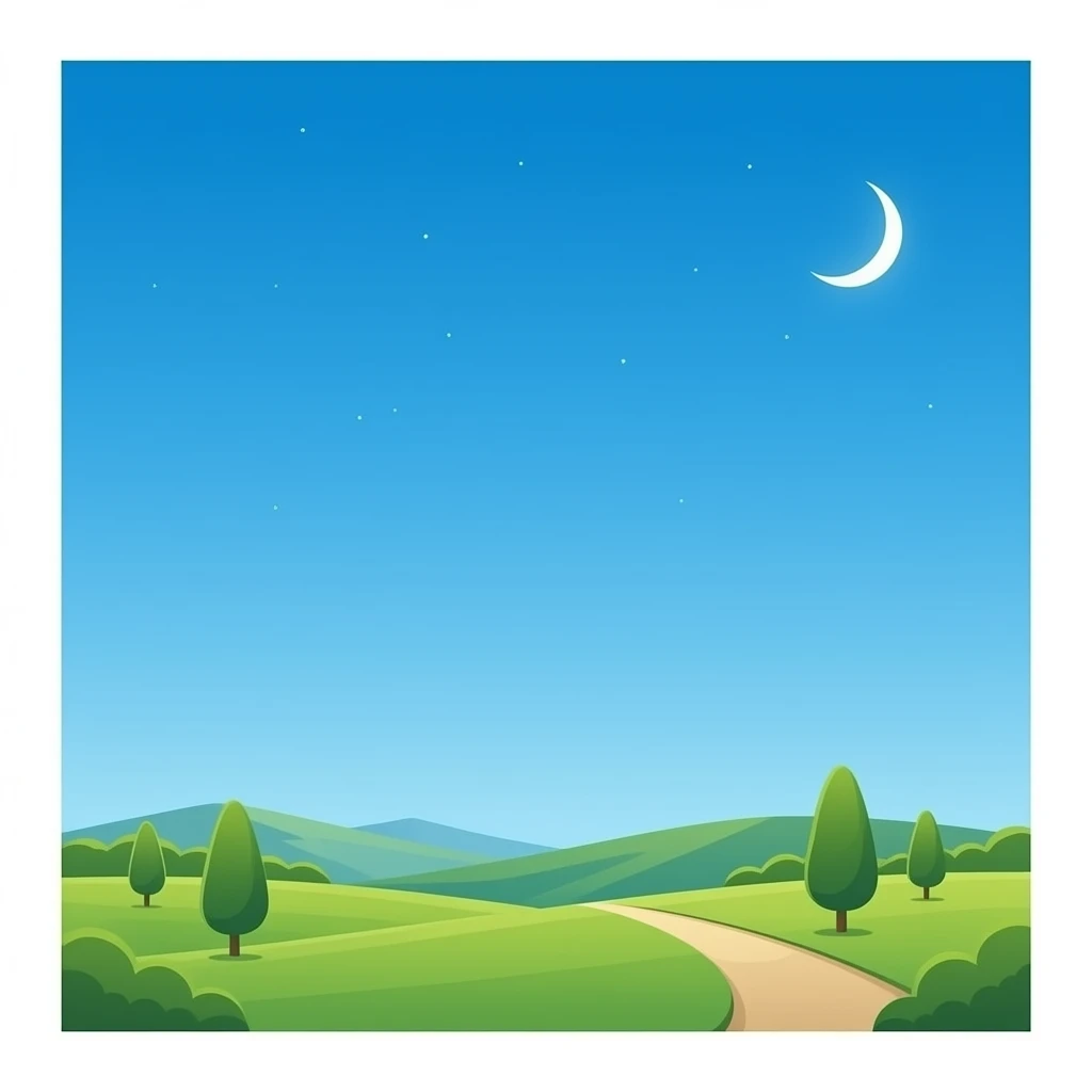 بدون نجمه وهلال emoji