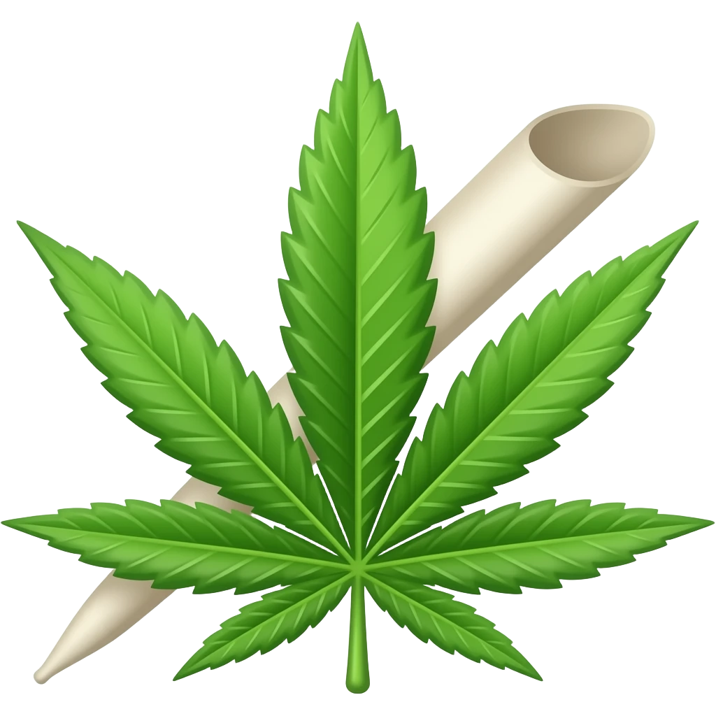 Weed joint emoji