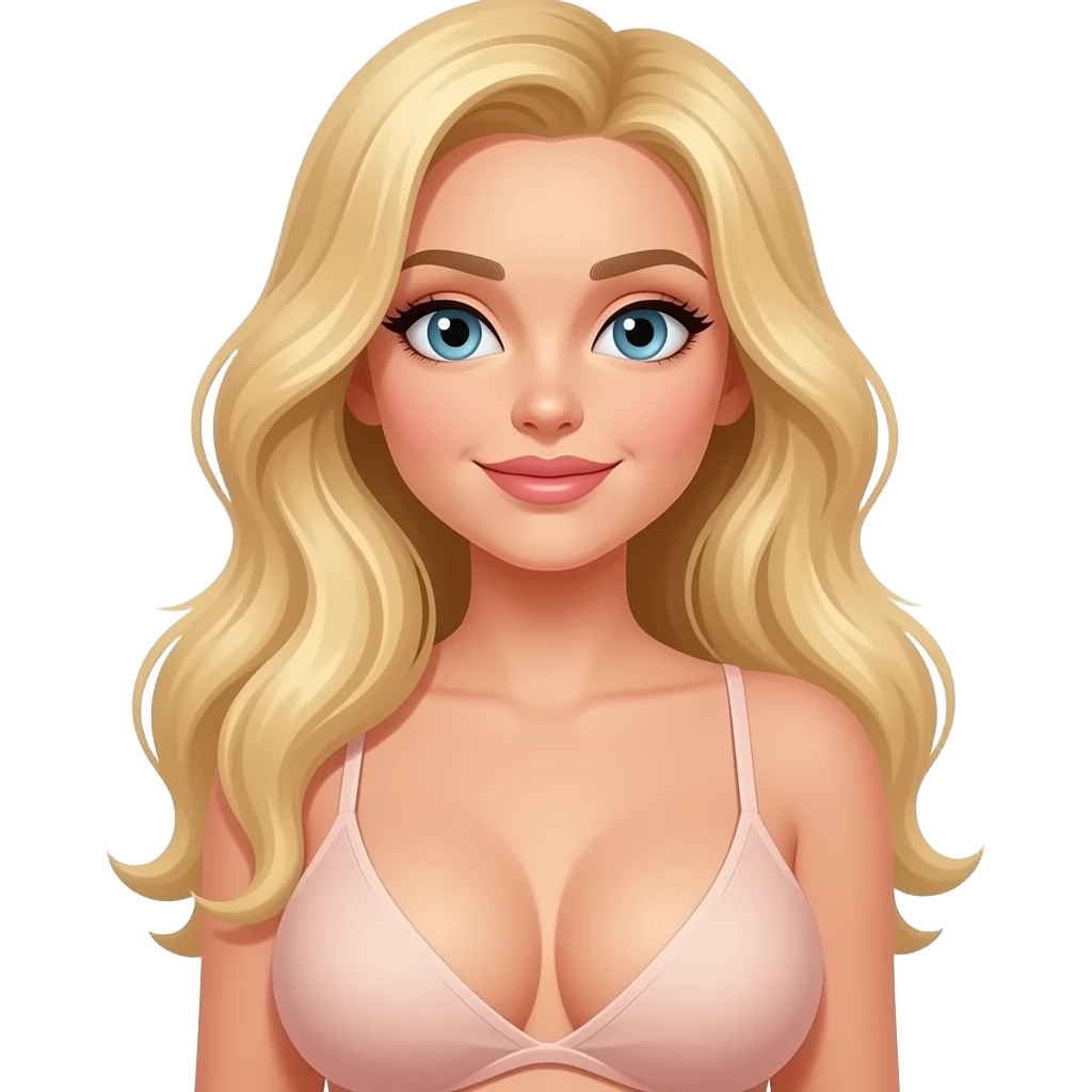 красивая блондинка с большой грудью без лифчика emoji