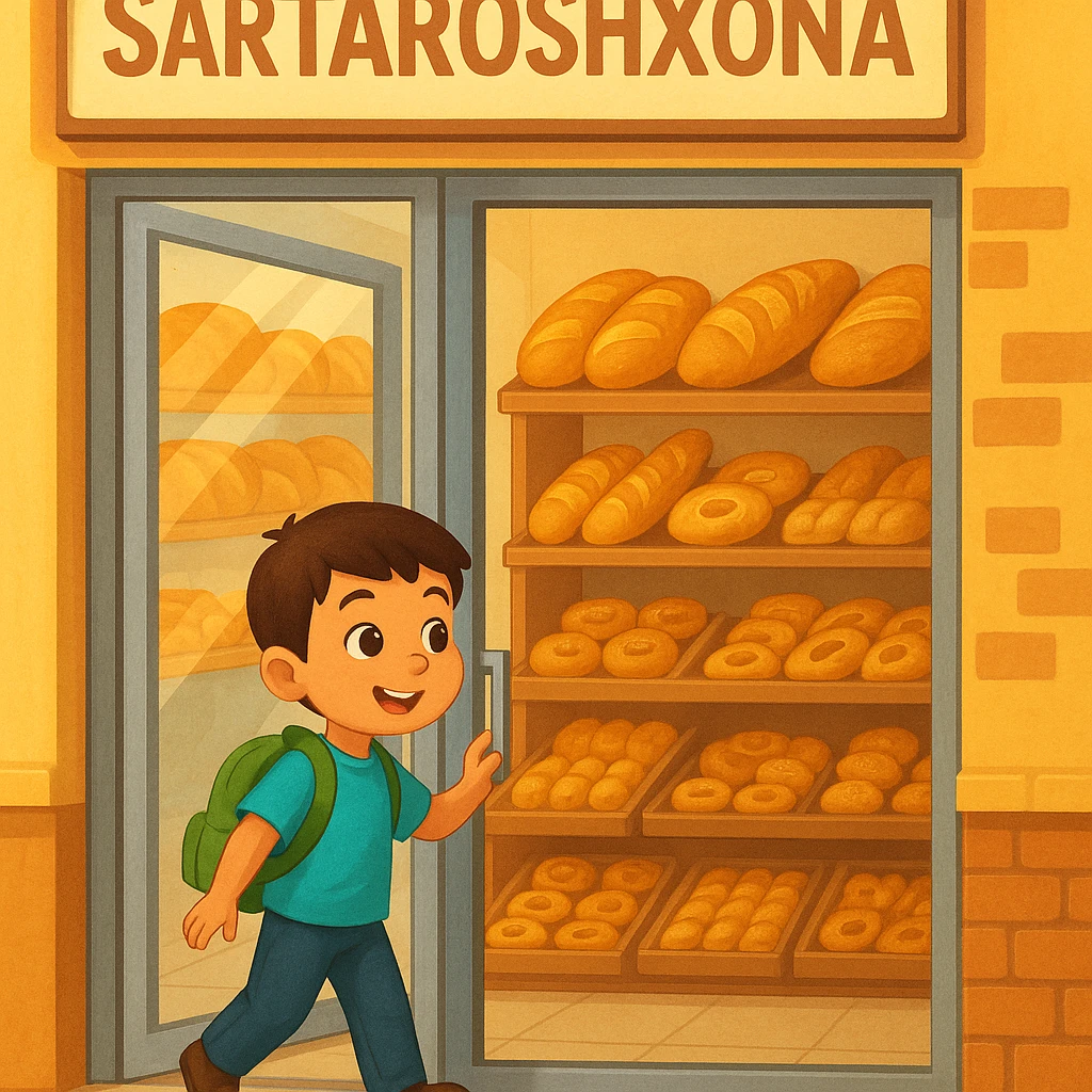 Sartaroshxonaga kirib kelayotgan bola emoji