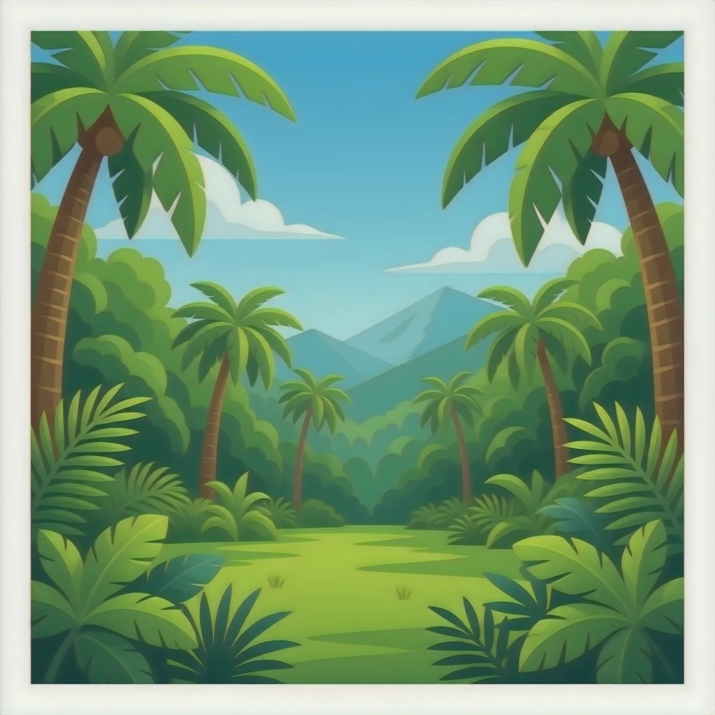 jungle emoji