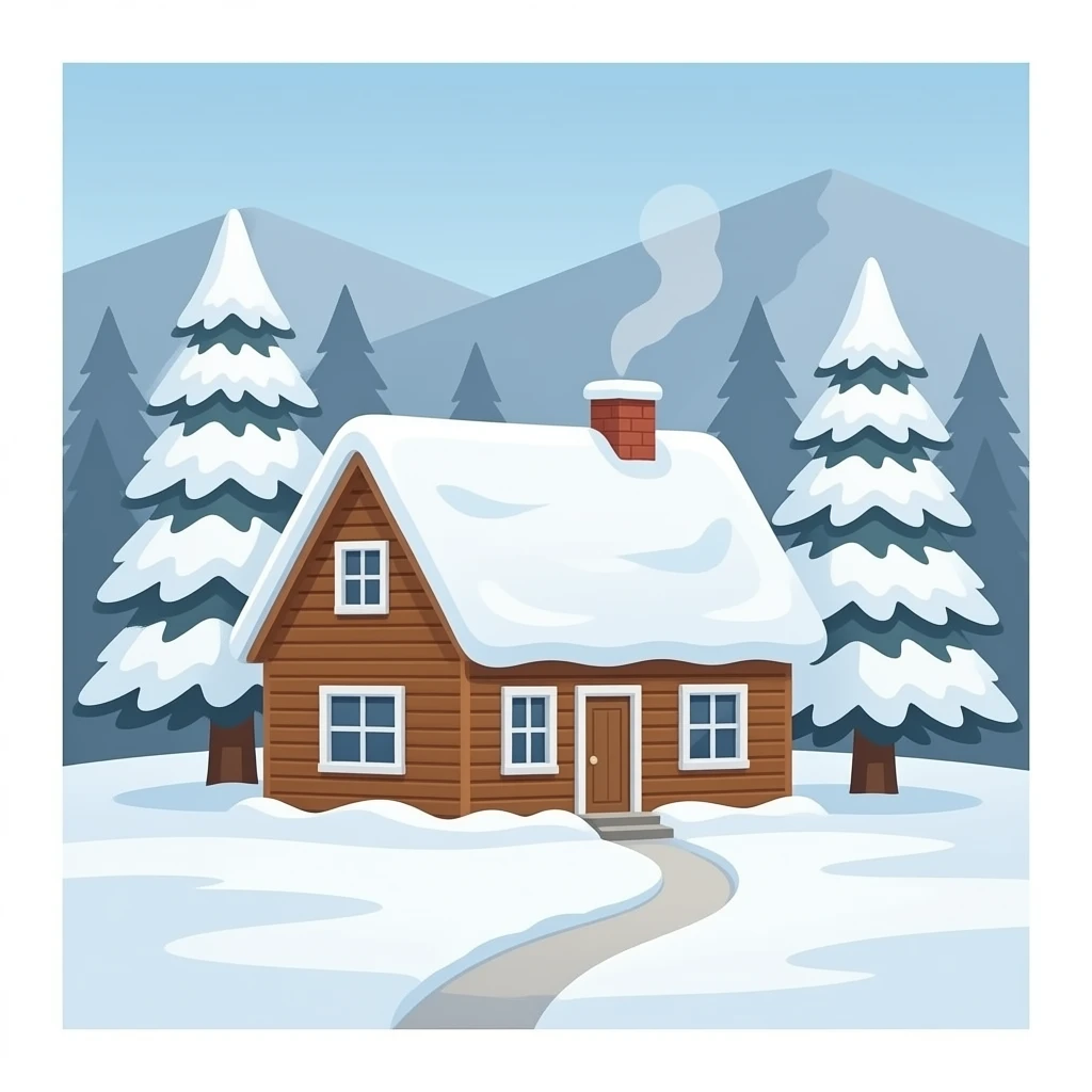 house snow emoji
