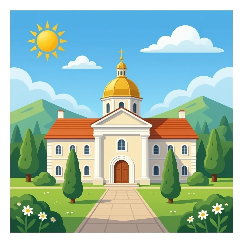 монастырь без фона emoji