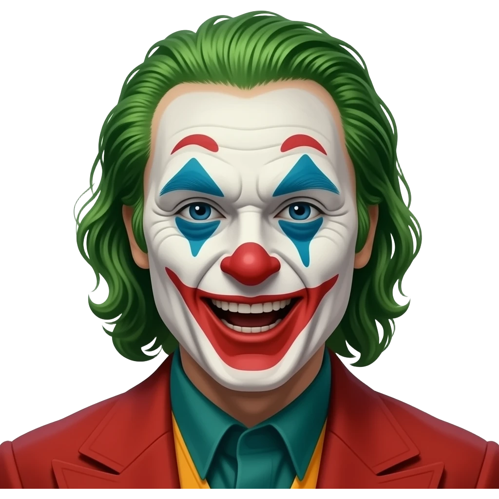 Scary clown emoji