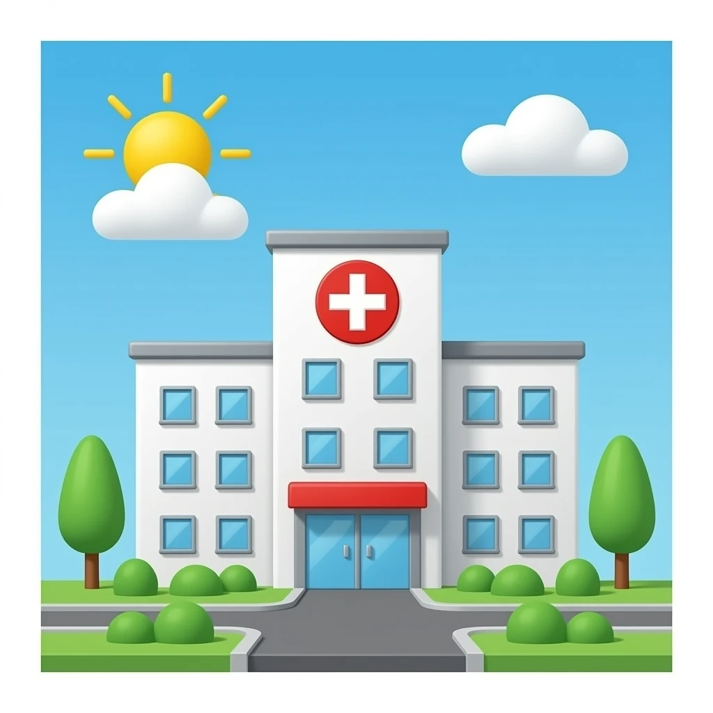 edificio hospital emoji