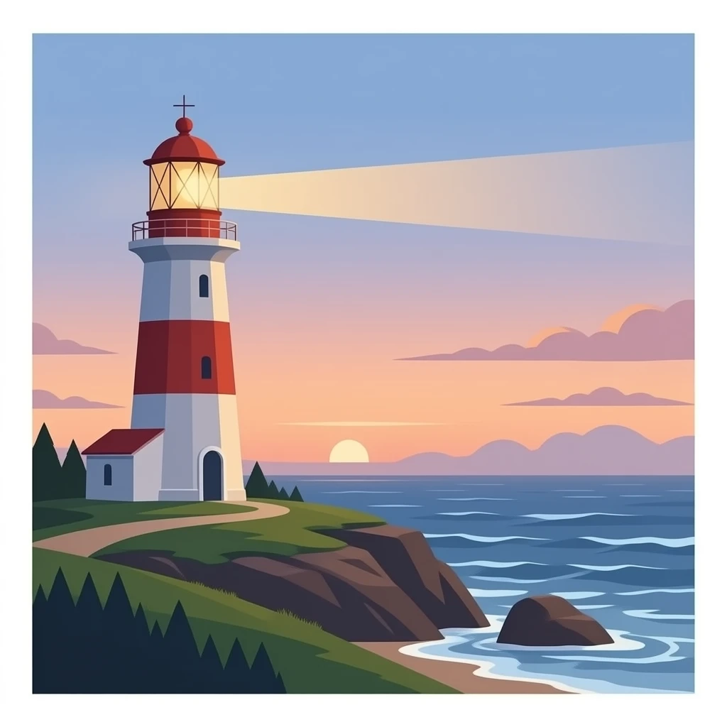 Faro de luz emoji