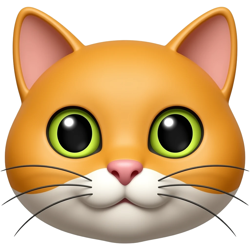 orange cat face emoji
