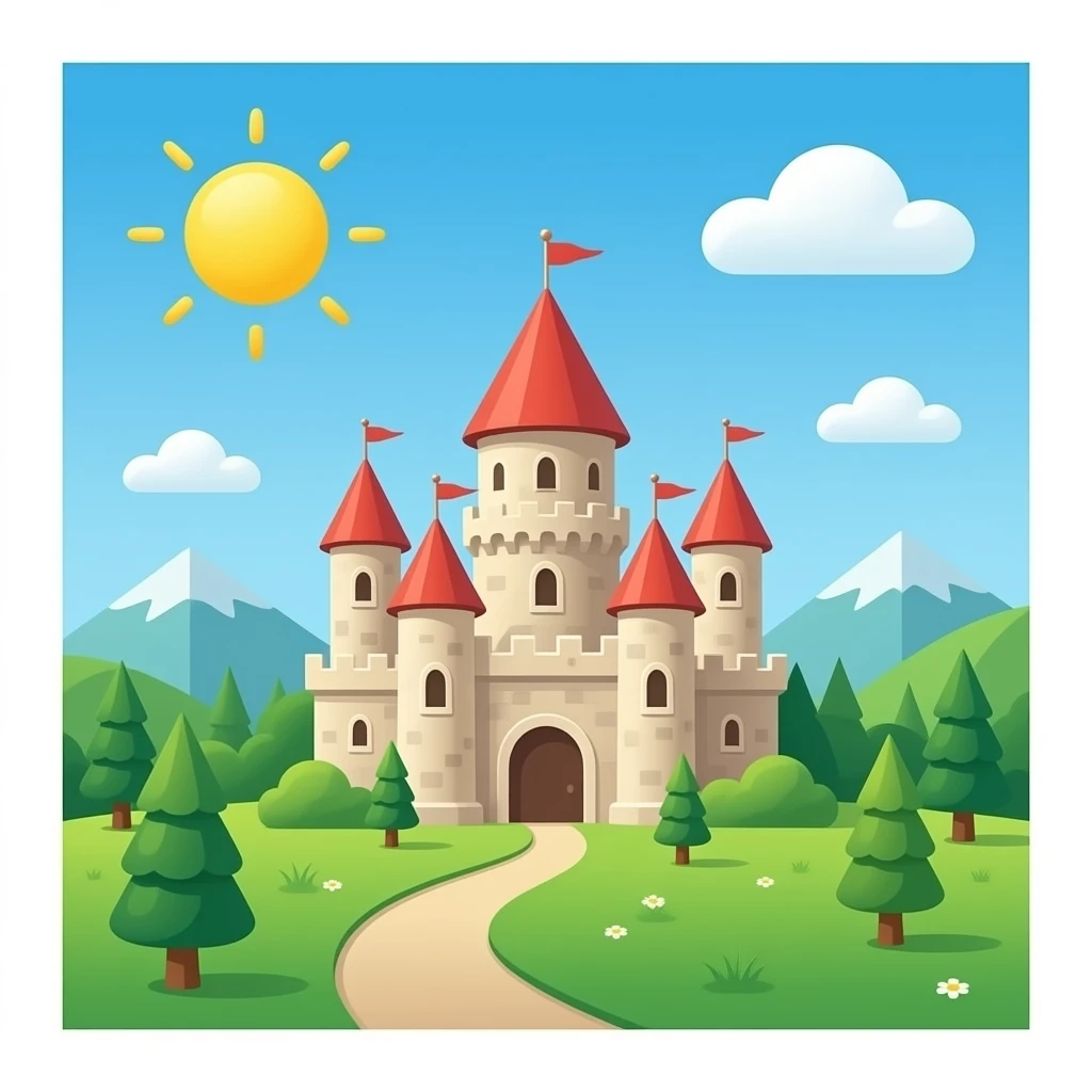 green castle emoji