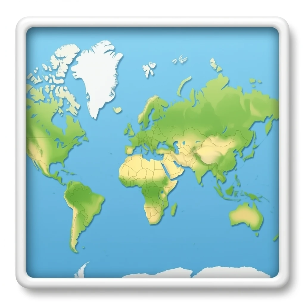 mapa emoji