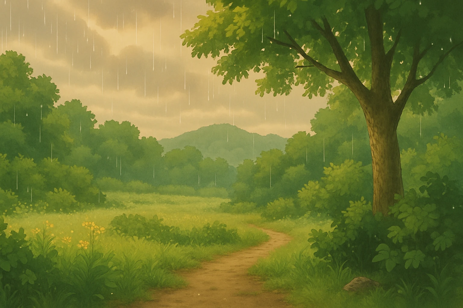 rain emoji