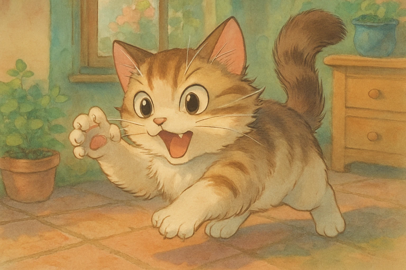 cat attack emoji