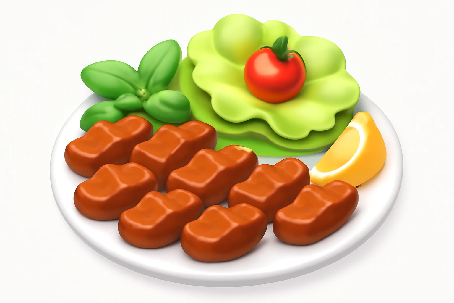 Convert the uploaded image into a 3D Apple-style emoji — preserve the key shapes, colors, and overall composition of the original image. Simplify the forms into clean, rounded cartoon-style elements while keeping the subject recognizable. Apply glossy textures, soft lighting, smooth shading, and render everything in Apple emoji style on a clean white background emoji