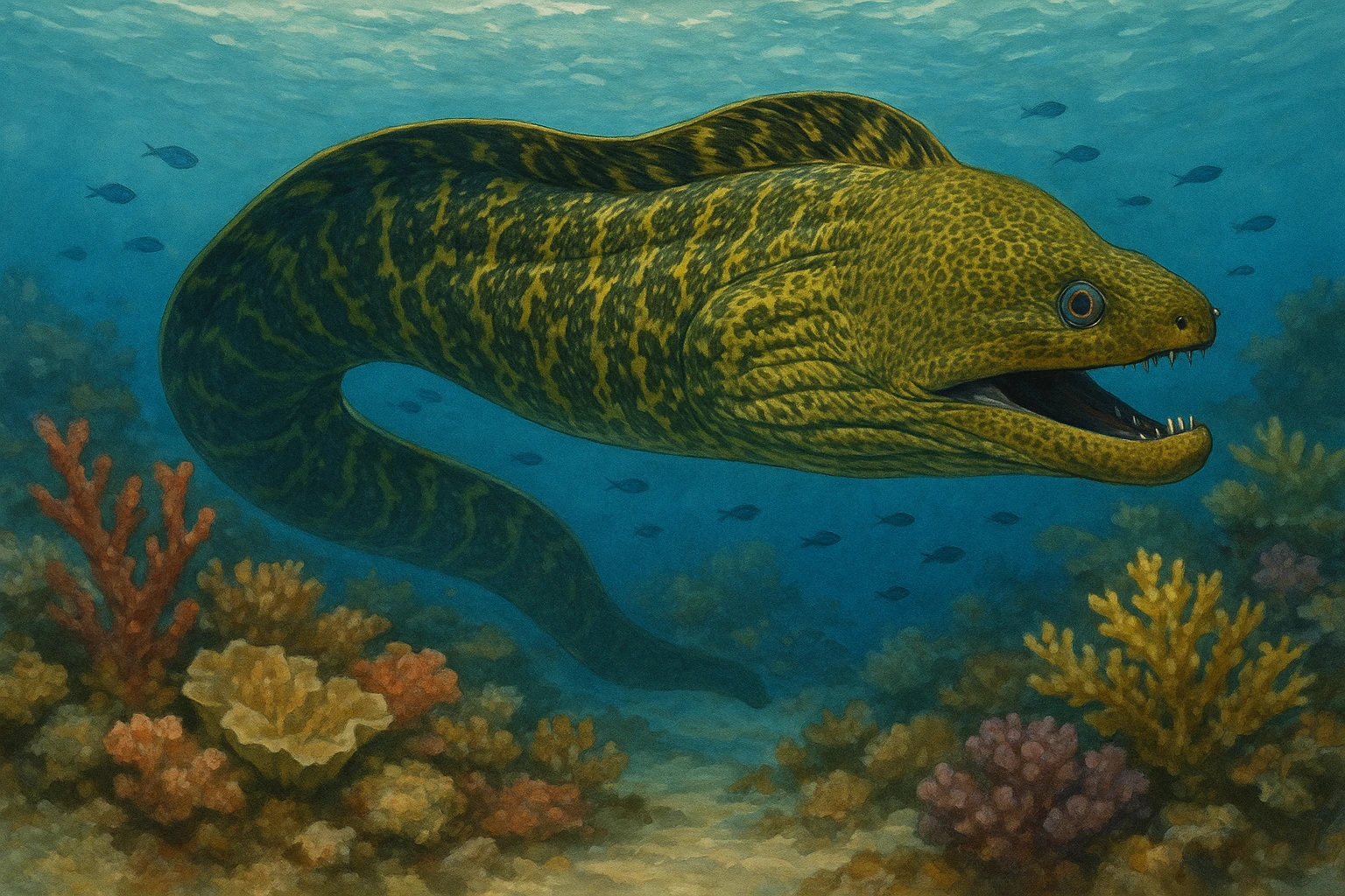 Moray eel emoji