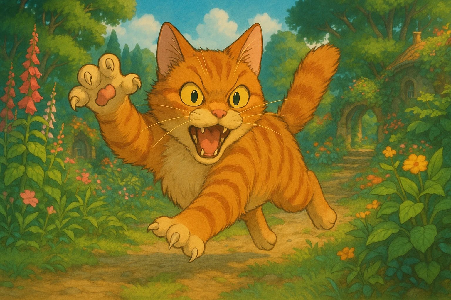 cat attack emoji