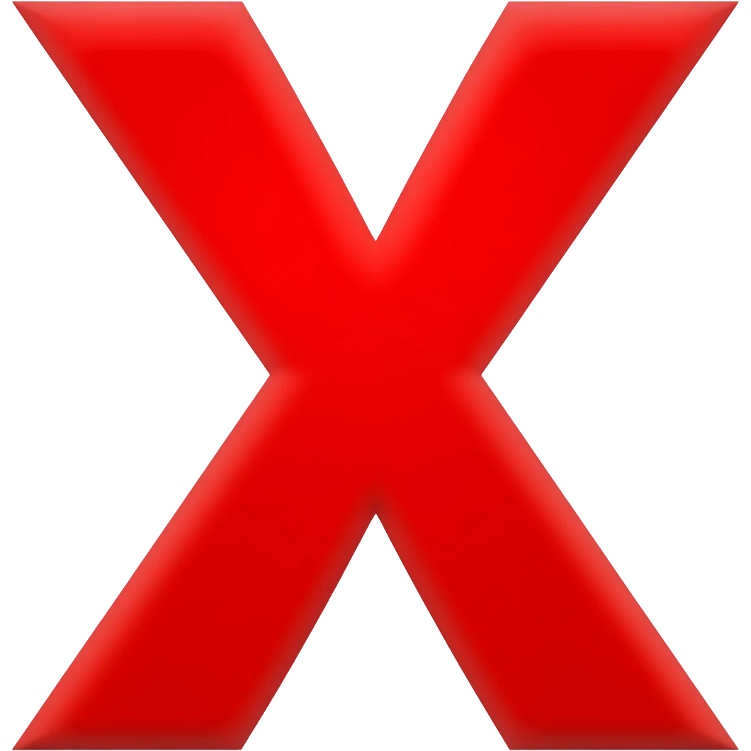 X ROJA emoji