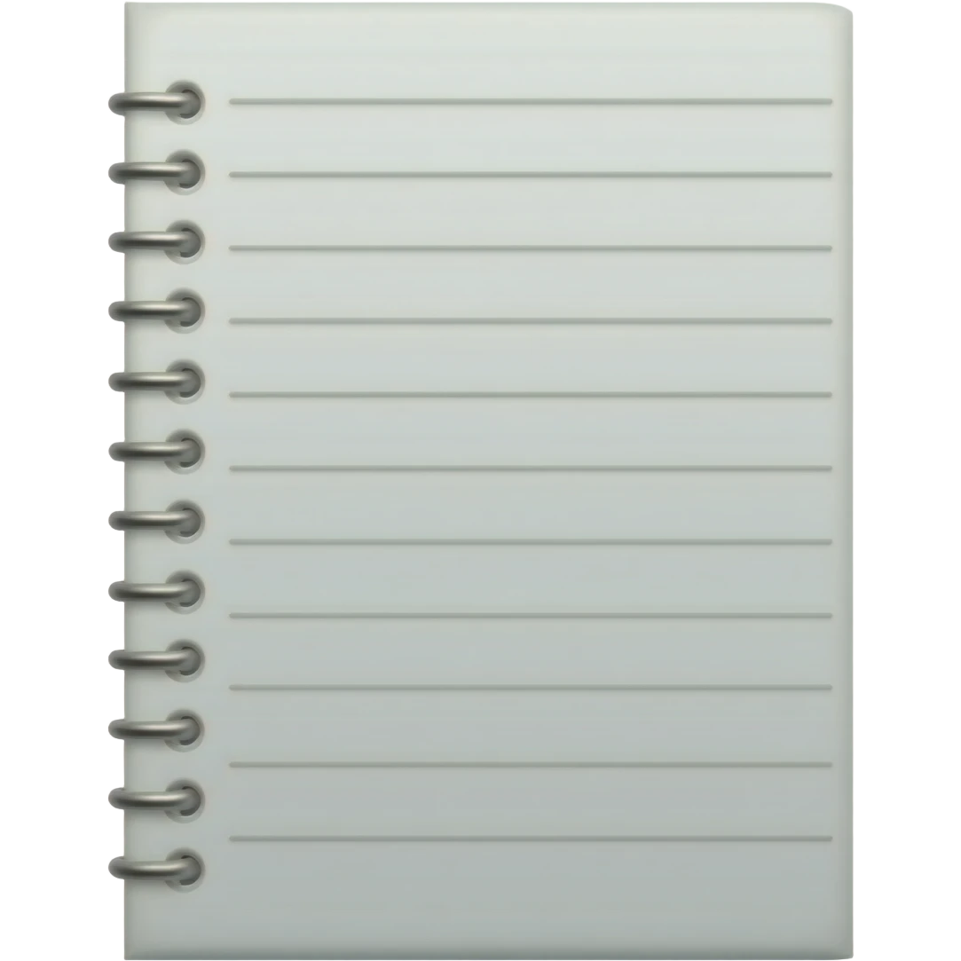 EXERCISE BOOK emoji