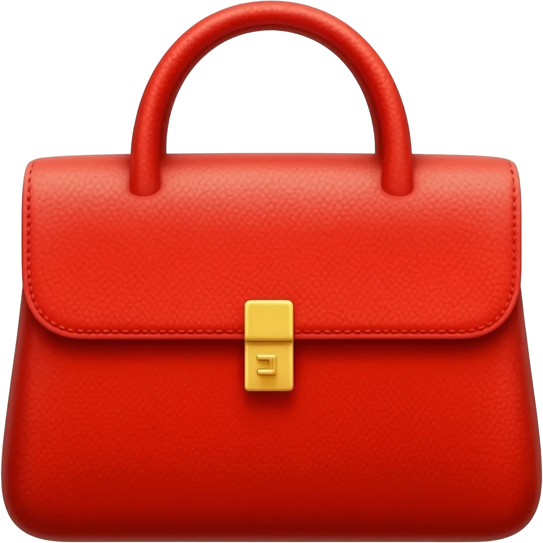 red hermes bag emoji