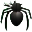 a simple spider web with green laser lines, 3/4 perspective emoji