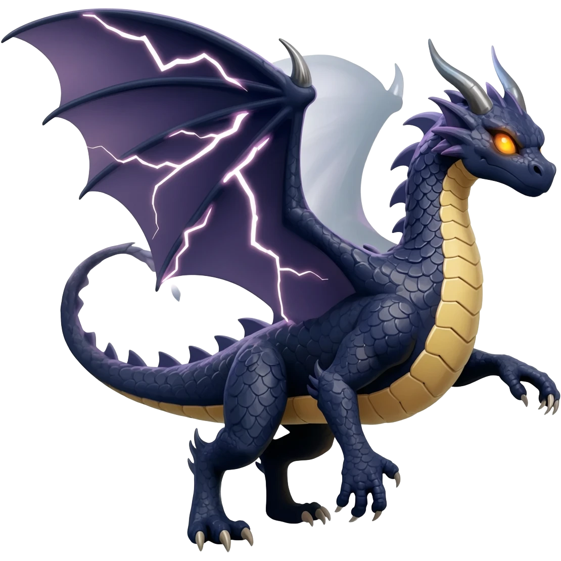 Create a thunder dragon emoji