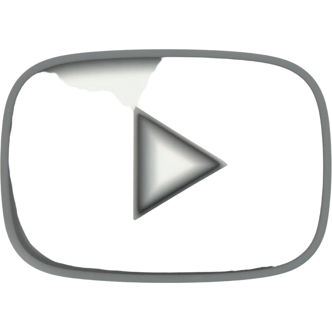 white youtube emoji
