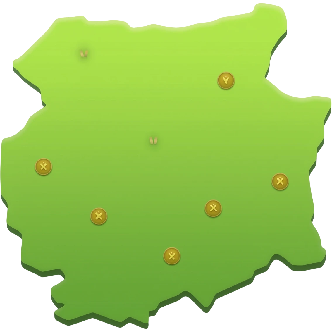 Farm map emoji