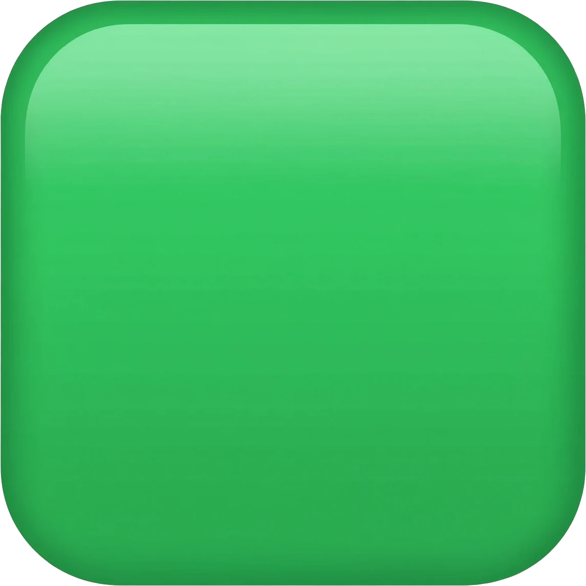 Green color emoji