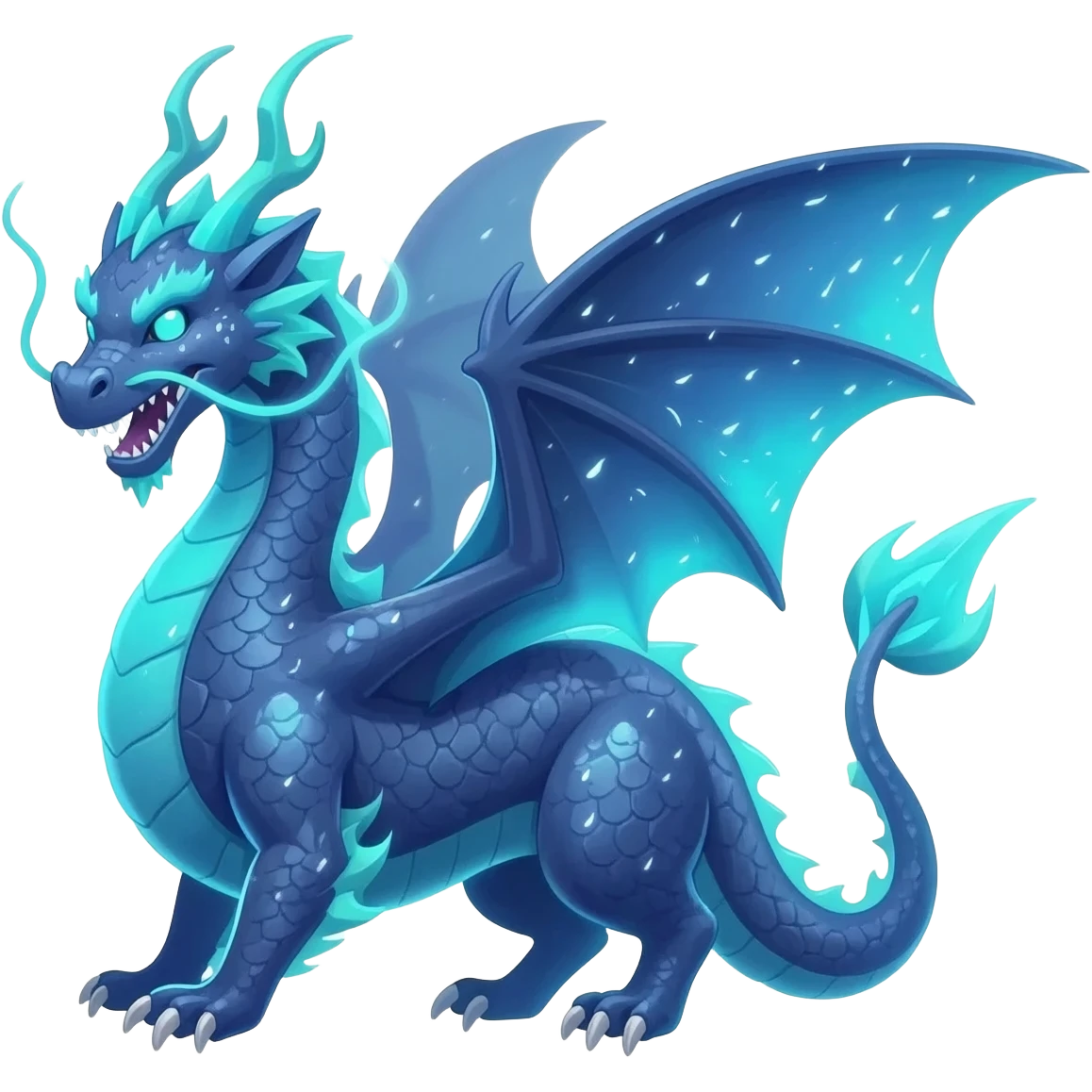13. neon dragon storm emoji