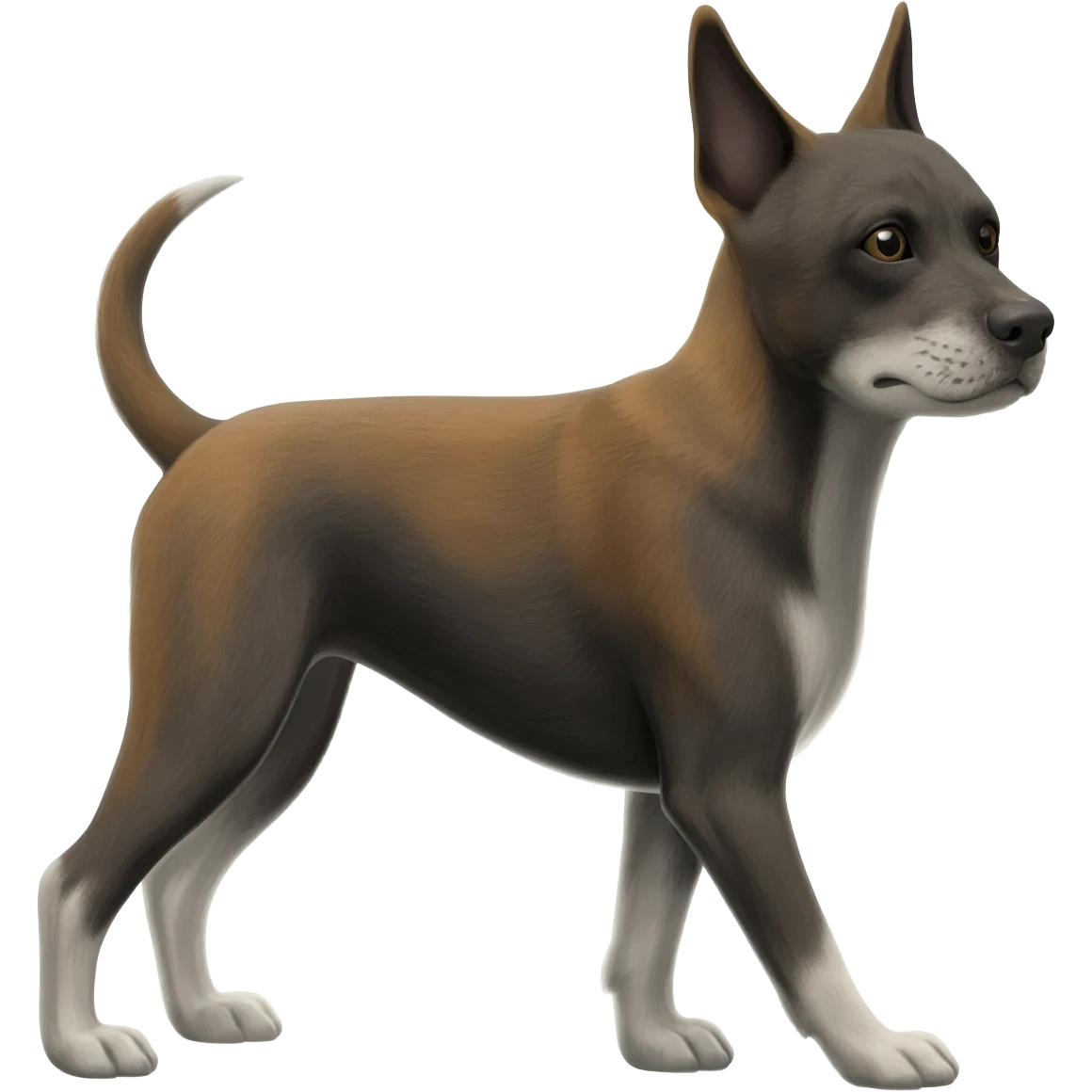 Scary dog emoji