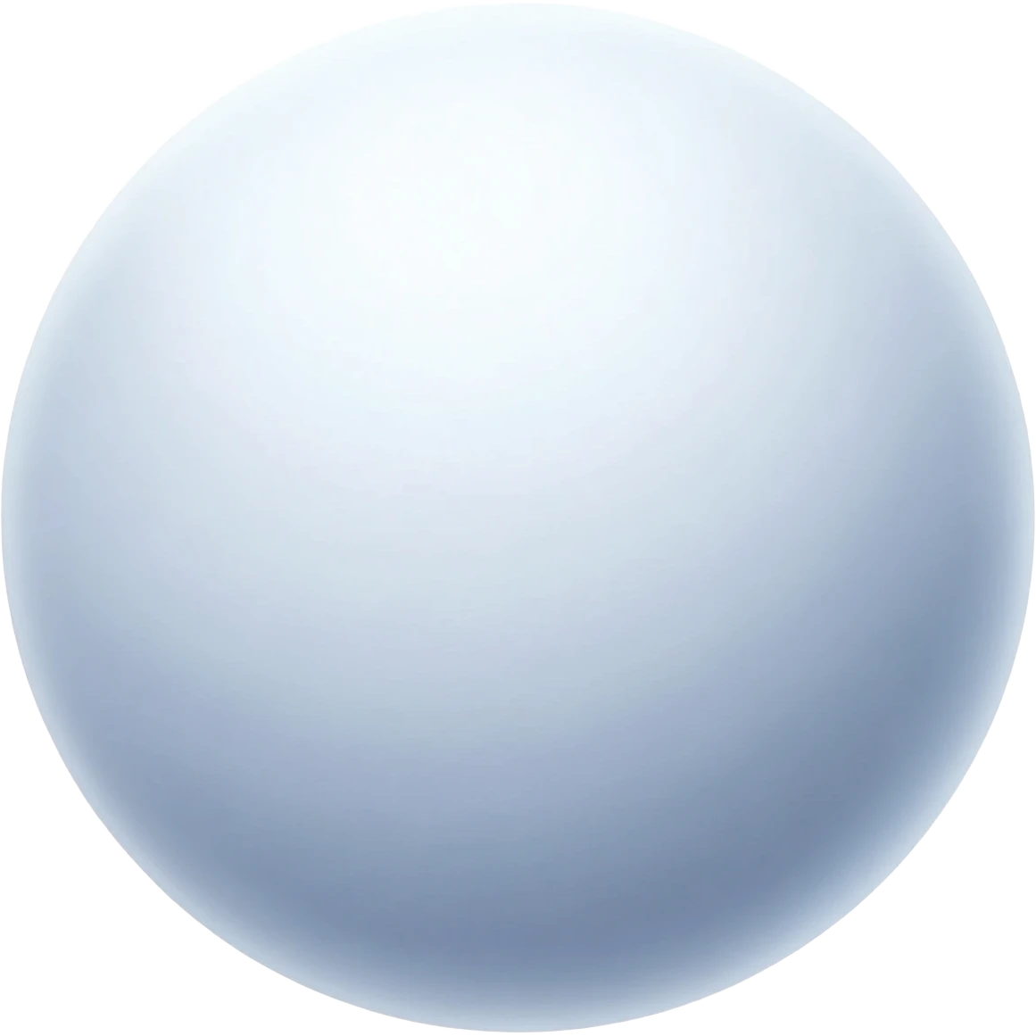 Snow ball emoji