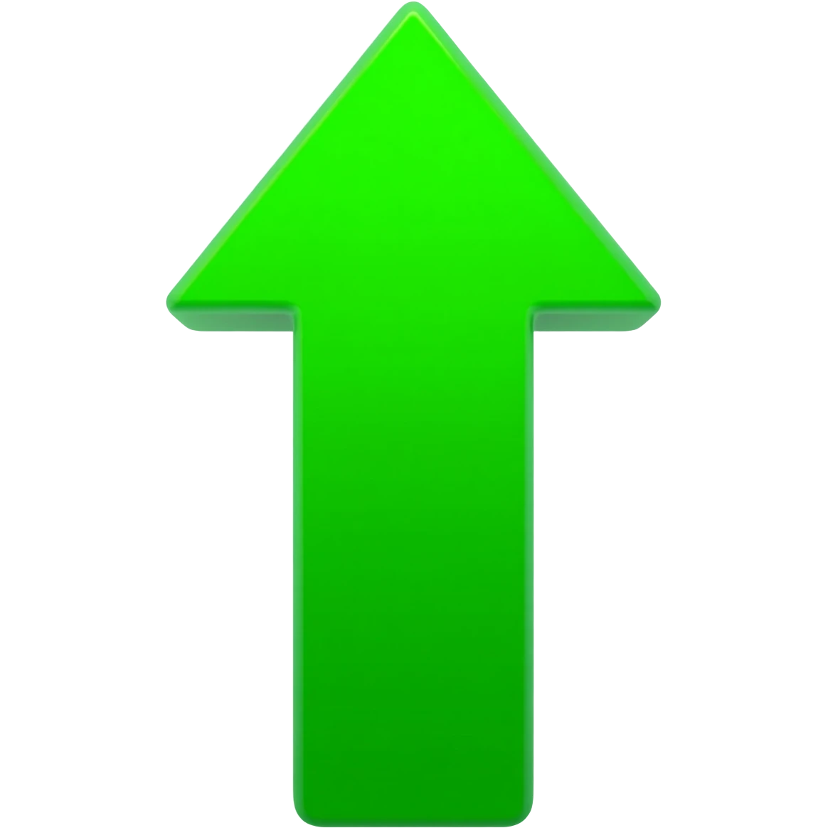 seta verde emoji