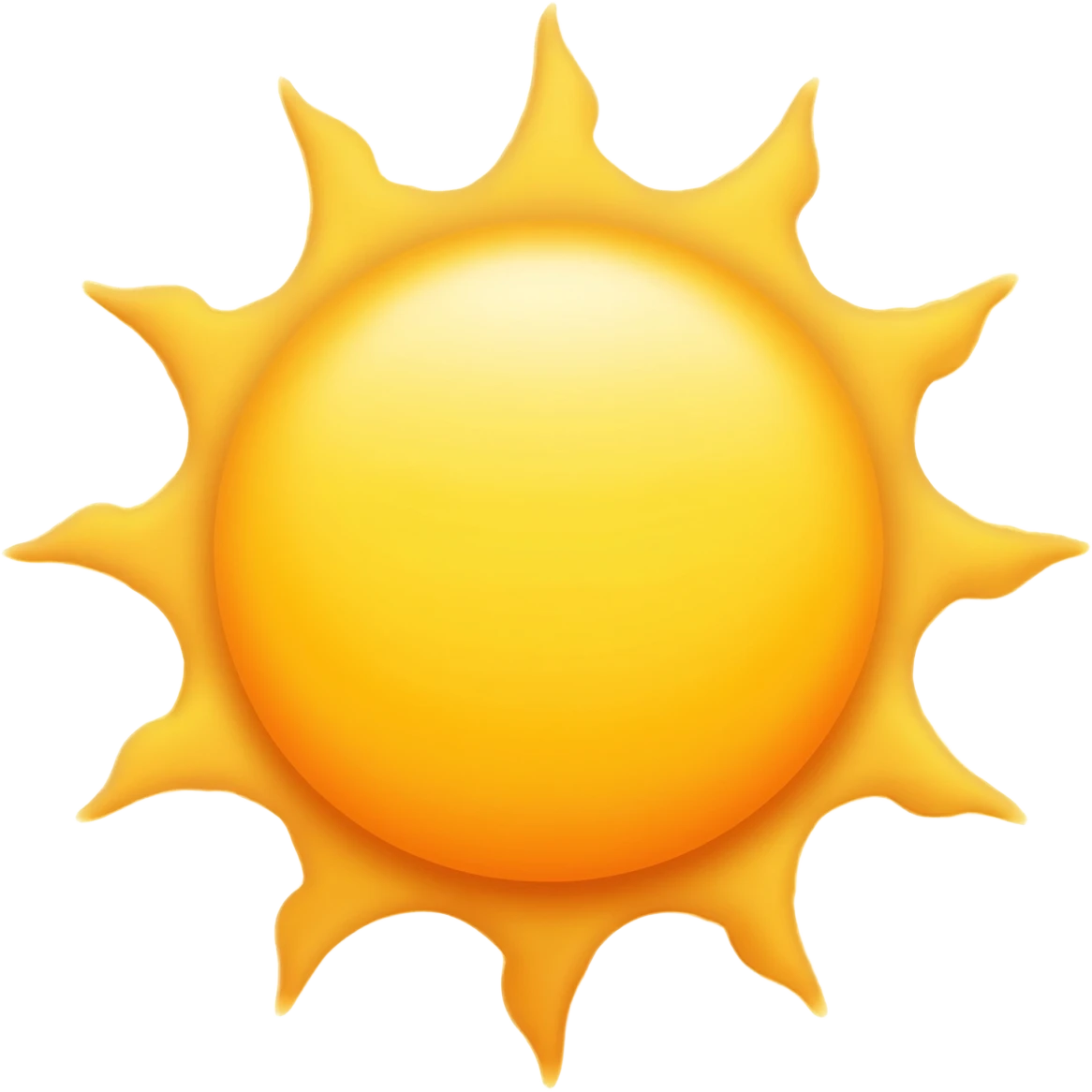 Sun moon emoji