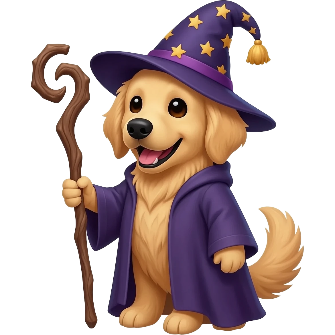 Dog wizard emoji