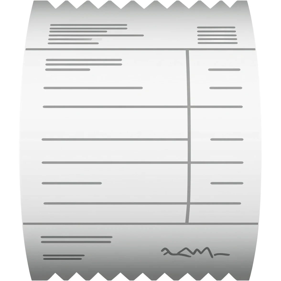 receipt emoji